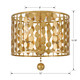 Layla Three Light Flush Mount (544-GA)