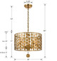 Layla Five Light Chandelier (545-GA)