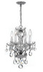 Crystorama - 5534-CH-CL-MWP - Four Light Mini Chandelier - Welton - Polished Chrome