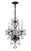 Crystorama - 5534-EB-CL-MWP - Four Light Mini Chandelier - Welton - English Bronze