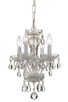 Crystorama - 5534-WW-CL-S - Four Light Mini Chandelier - Welton - Wet White