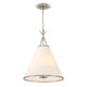 Crystorama - 564-SA - Four Light Pendant - Broche - Antique Silver