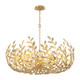Crystorama - 569-GA - 12 Light Chandelier - Broche - Antique Gold
