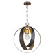 Luna One Light Mini Chandelier (580-EB-GA)