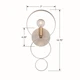 Luna One Light Wall Sconce (581-MT-GA)