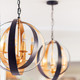Luna Four Light Mini Chandelier (584-EB-GA)