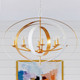Luna Eight Light Chandelier (588-MT-GA)
