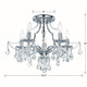 Cedar Five Light Semi Flush Mount (5930-CH-CL-S)