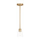 Generation Lighting - GLP1041SB - One Light Mini-Pendant - Miles - Satin Brass