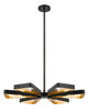 Luna Six Light Chandelier (596-EB-GA)