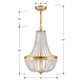 Rylee Three Light Chandelier (603-GA)