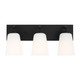 Generation Lighting - GLV1053MBK - Vanity - Miles - Midnight Black