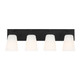 Generation Lighting - GLV1054MBK - Vanity - Miles - Midnight Black