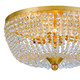 Rylee Four Light Flush Mount (605-GA)