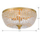 Rylee Four Light Flush Mount (605-GA)
