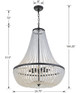 Rylee Eight Light Chandelier (609-MK)