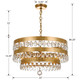 Perla Five Light Chandelier (6106-GA)