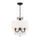 Othello Three Light Mini Chandelier (6623-MK-CL-MWP)