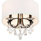 Othello Three Light Semi Flush Mount (6623-MK-CL-MWP_CEILING)