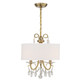 Othello Three Light Chandelier (6623-VG-CL-S)