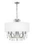 Crystorama - 6625-CH-CL-SAQ - Five Light Chandelier - Othello - Polished Chrome