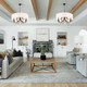 Othello Eight Light Chandelier (6628-MK-CL-MWP)