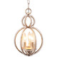 Crystorama - 6760-DT - Three Light Mini Chandelier - Garland - Distressed Twilight