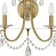Othello Two Light Wall Sconce (6822-VG-CL-MWP)
