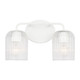 Generation Lighting - GLV1132MWT - Two Light Vanity - Eisele - Matte White