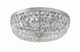 Waltham Three Light Flush Mount (716-CH-CL-MWP)