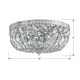 Waltham Three Light Flush Mount (716-CH-CL-SAQ)