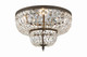 Crystorama - 718-EB-CL-MWP - Four Light Flush Mount - Waltham - English Bronze