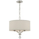 Mirage Three Light Mini Chandelier (8005-PN)