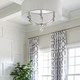 Mirage Six Light Chandelier (8006-PN)