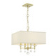 Paxton Four Light Chandelier (8105-AG)