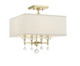 Crystorama - 8105-AG_CEILING - Four Light Semi Flush Mount - Paxton - Aged Brass