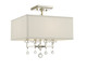 Crystorama - 8105-PN_CEILING - Four Light Semi Flush Mount - Paxton - Polished Nickel