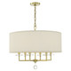 Paxton Six Light Chandelier (8116-AG)