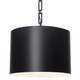 Crystorama - 8686-MK-WH - Six Light Chandelier - Alston - Matte Black + White
