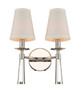 Baxter Two Light Wall Sconce (8862-PN)