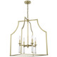 Baxter Four Light Chandelier (8864-AG)