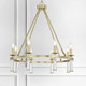 Baxter Eight Light Chandelier (8867-AG)
