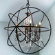 Solaris Six Light Chandelier (9219-EB-CL-MWP)