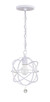 Crystorama - 9220-WW - One Light Pendant - Solaris - Wet White