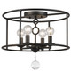 Crystorama - 9267-EB - Four Light Semi Flush Mount - Cameron - English Bronze
