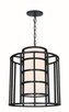 Crystorama - 9597-MK - Six Light Chandelier - Hulton - Matte Black