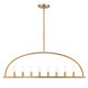 Abbott Eight Light Chandelier (ABB-3007-VG)