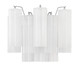 Crystorama - ADD-302-CH-WH - Two Light Wall Sconce - Addis - Polished Chrome