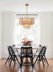 Addis Nine Light Chandelier (ADD-308-AG-AM)