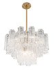 Addis Nine Light Chandelier (ADD-308-AG-CL)
